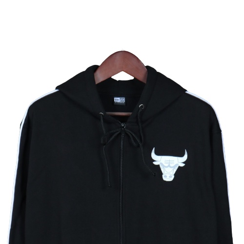 Jaket Sweater Hoodie ZIPPER NY X BULLS FADE – Black Edition Fashion Trendy Casual Pria Good Brand Qu