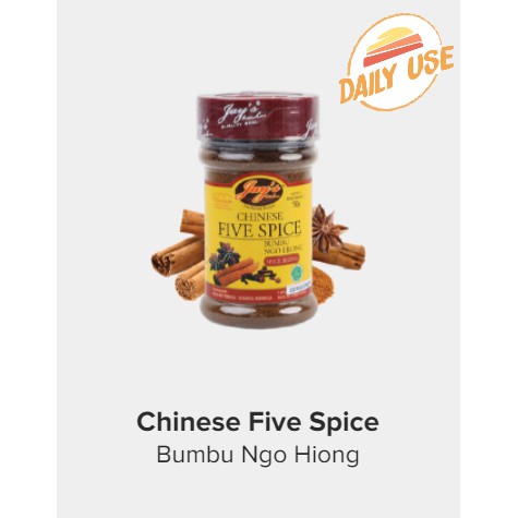 

Jay's Chinese Five Spice / Bumbu Ngo Hiong 50gr / Jays