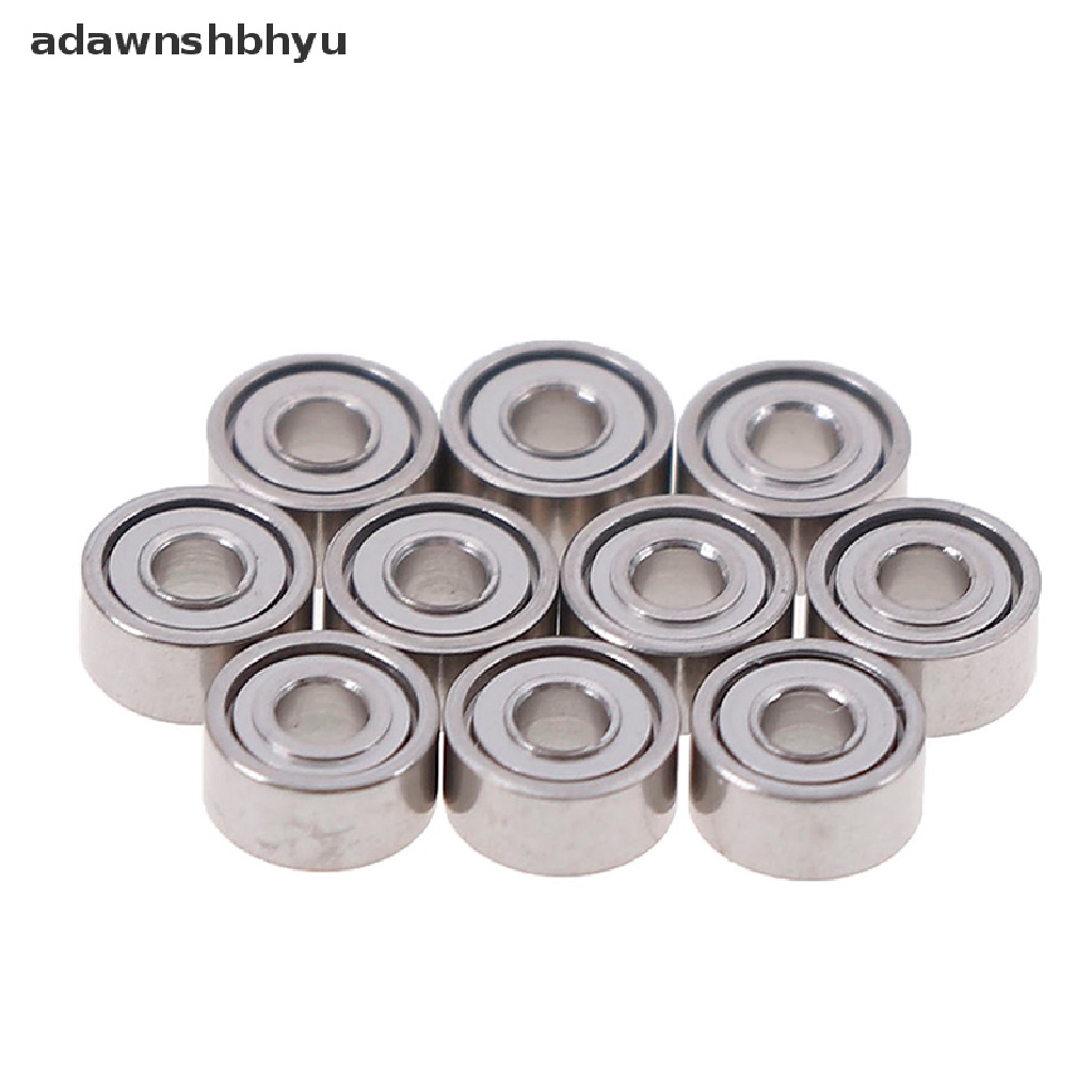 Adawnshbhyu 10Pcs 681XZZ 1.5x4x2mm open Miniatur bearings ball mini hand bearing spinner