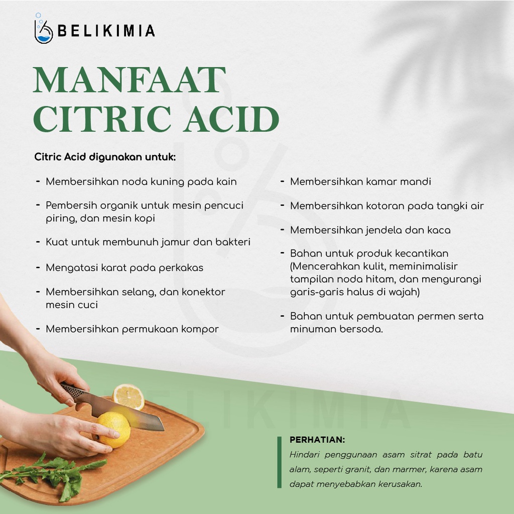 Citric Acid Monohydrate / Asam Sitrat / Asam Sitrun