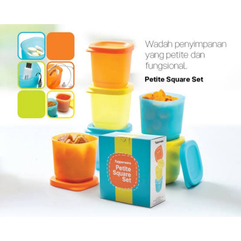 Petite Square Set Tupperware
