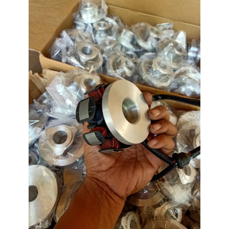 HJK Dudukan Spul Bracket Spul Pangkon Spul Tiger PNP CB GL 100