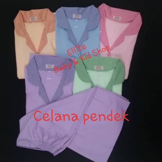 SERAGAM BAJU SUSTER JUMBO UK XXXL ( BAJU PENDEK + CELANA PENDEK/KULOT)