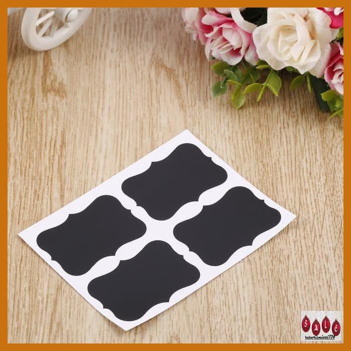 

DINDINGSTIKER- CHALKBOARD LABEL STICKER / LABEL STIKER PAPAN TULIS KAPUR - LACY - RUMAH-TANGGA.