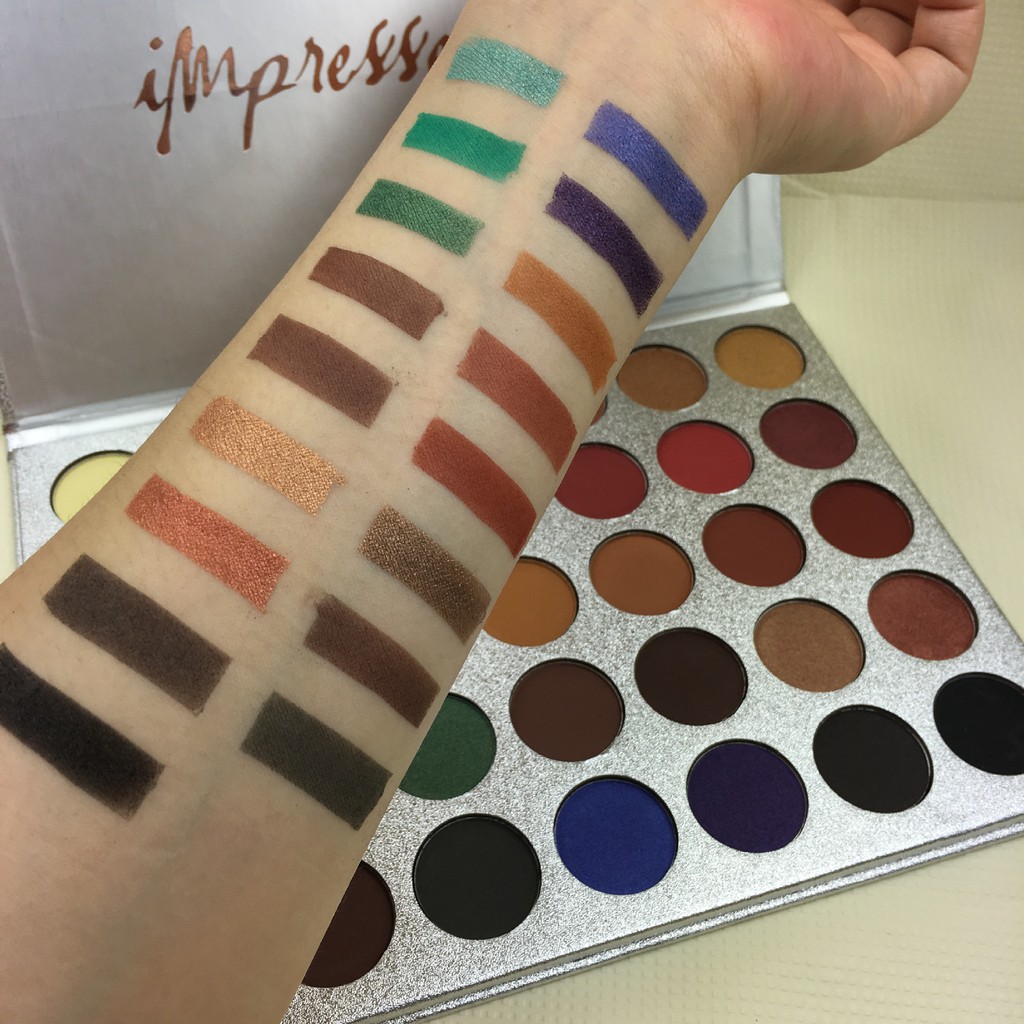 (READY &amp; ORI!) Beauty Glazed Eyeshadow Pallete 35 Color Warna Impressed You B17 B 17