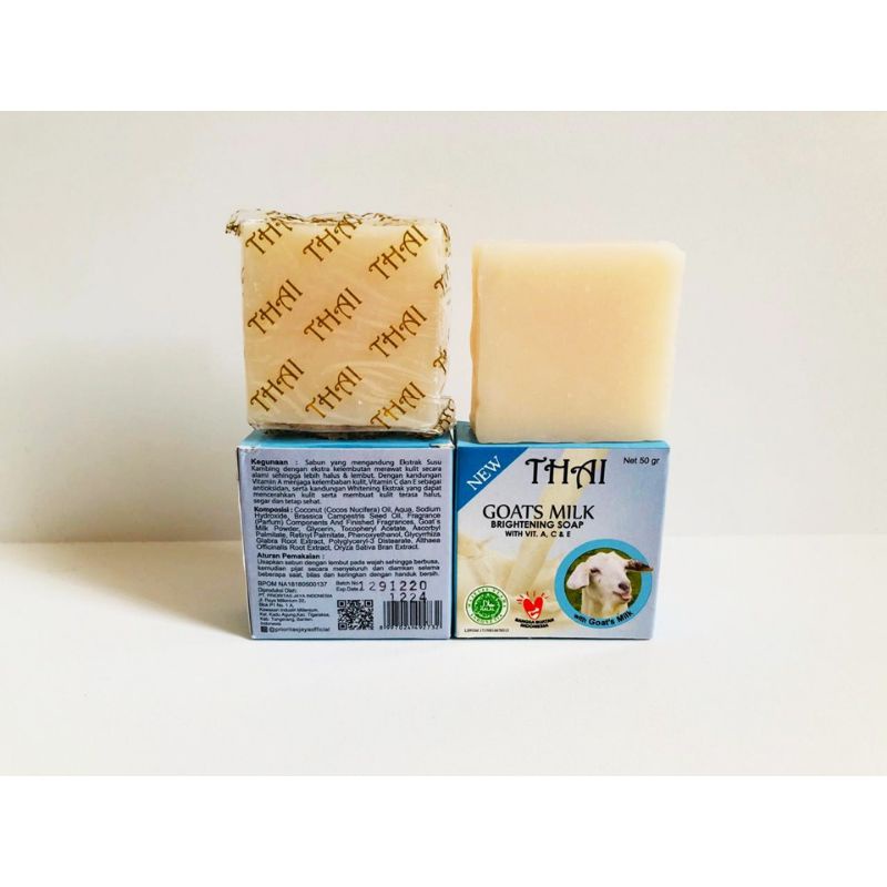 THAI GOATS MILK SOAP 50 GR- SABUN THAI KAMBING