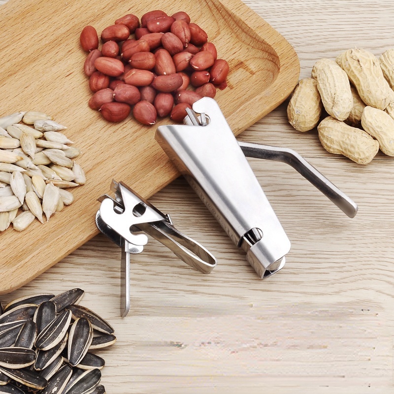 1pc Alat Pembuka Biji Bunga Matahari Bahan Stainless Steel Kualitas Tinggi