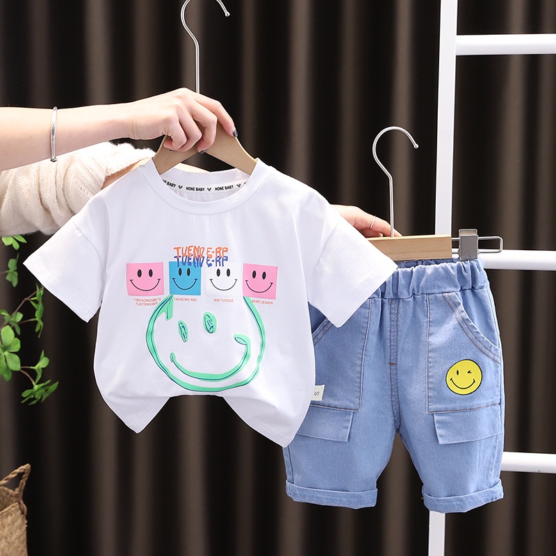 Baju Set Kaos dan Celana Softjeans Anak Bayi Laki Laki Import BRIAN