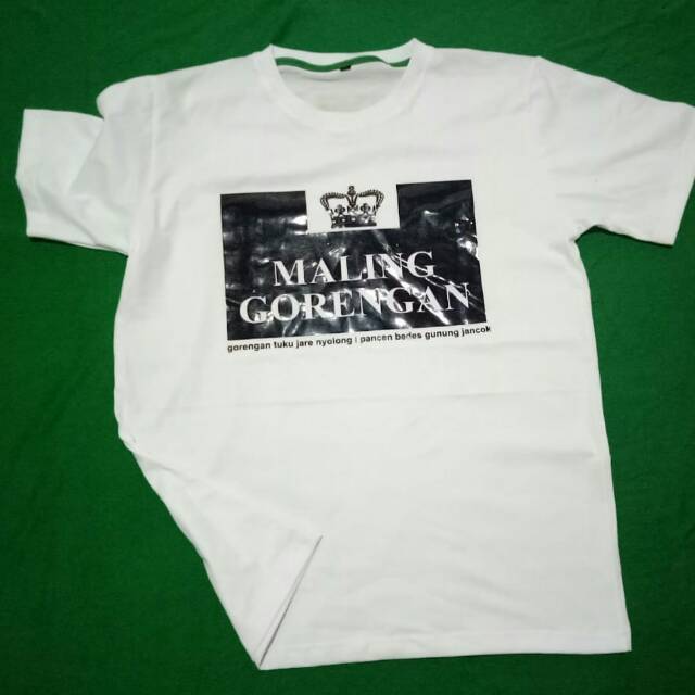 Kaos T-shirt Bonek Persebaya Maling Gorengan