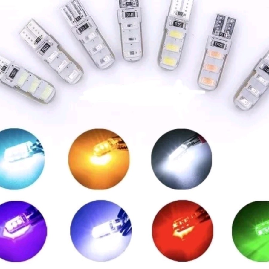 Lampu Sein LED T10 Jelly Diam 1 Pcs