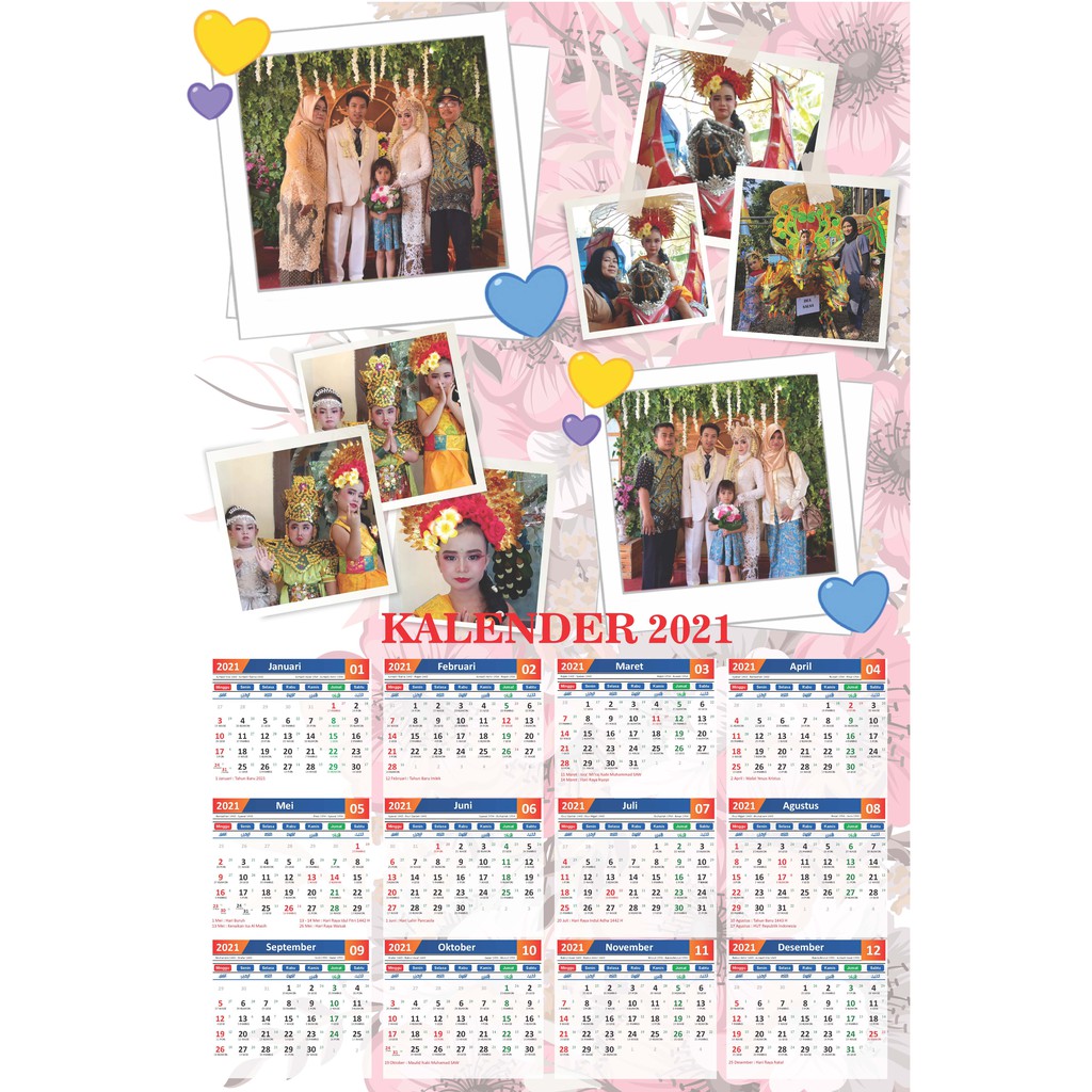 KALENDER CUSTOM/KALENDER 2021/KALENDER DINDING