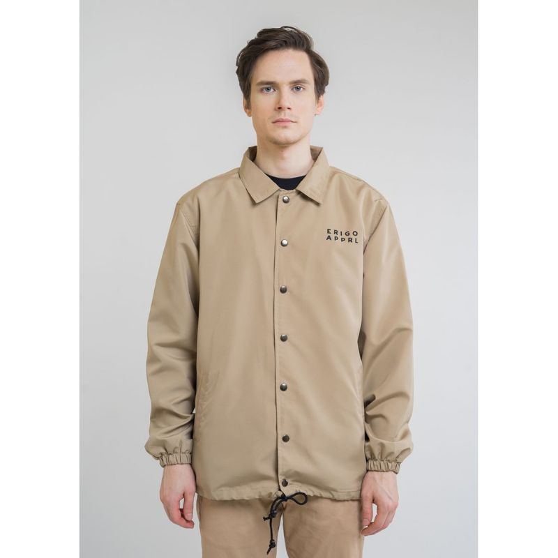 Erigo coach jacket park and ride khaki /jaket pria dan wanita