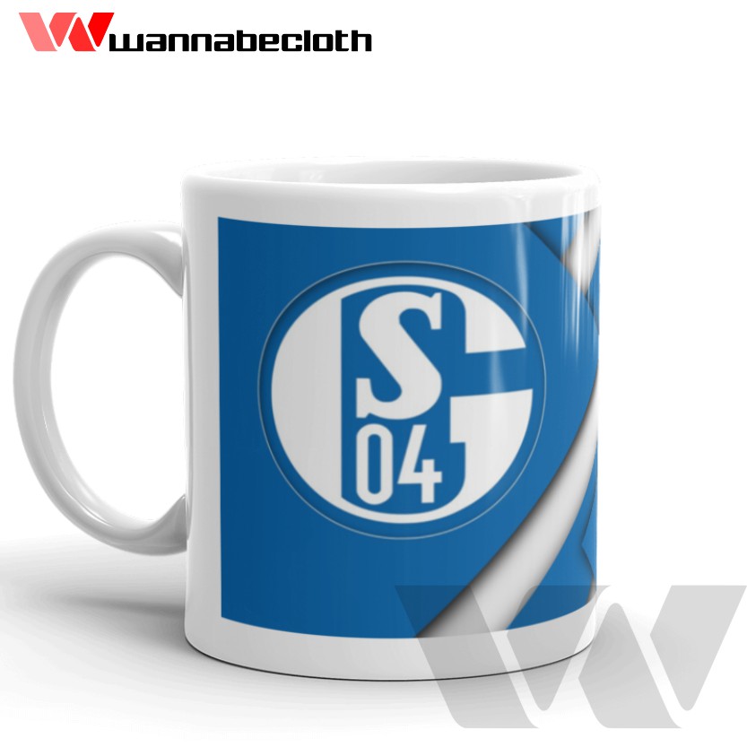 Gelas Schalke 04 Mug Schalke 04 Souvenir Schalke 04 Merchandise Schalke 04 Team Flag