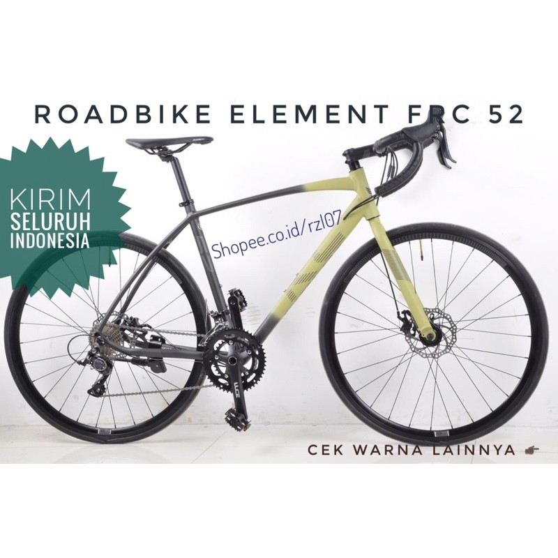 Roadbike Element FRC 52 RD-9speed alloy sepeda balap size 49 53 490 530 mm