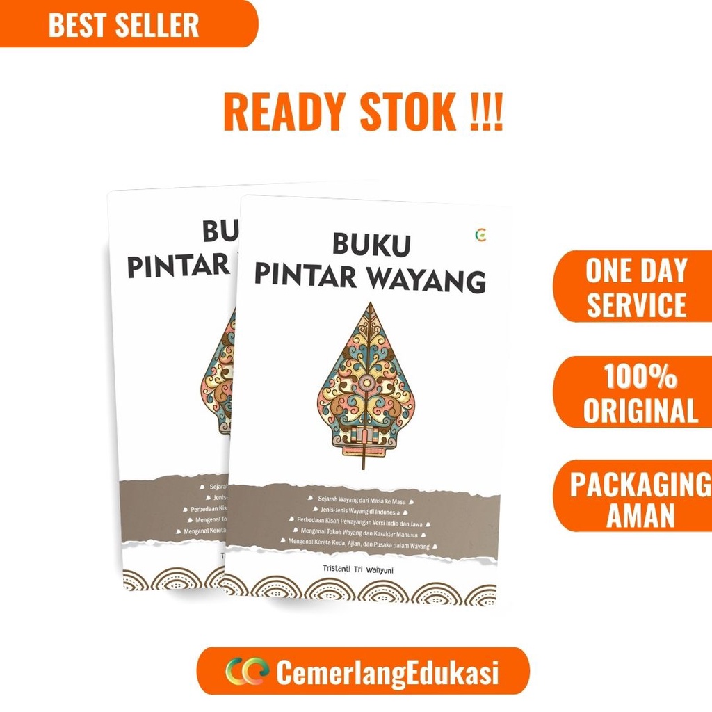 BUKU SENI / BUKU WAYANG /  Buku Pintar Wayang / ORIGINAL