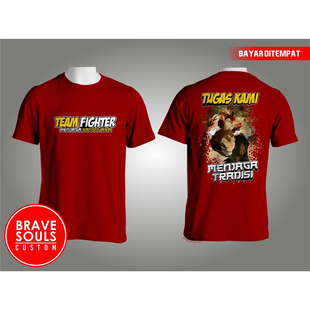 KAOS AYAM PETARUNG - AYAM JAGO - AYAM LAGA - MARUN
