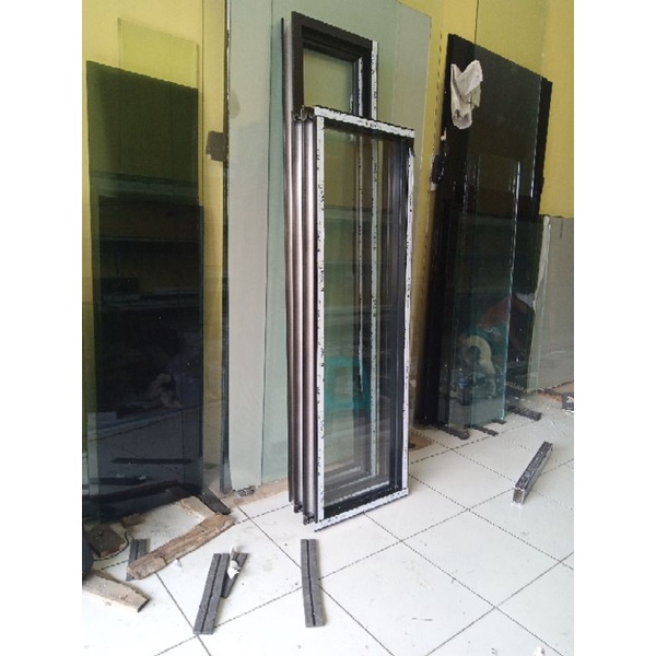 Kusen jendela aluminium 150x50 4 inch