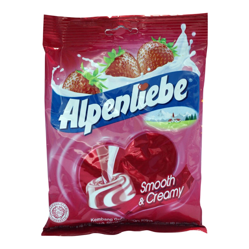 

Alpenliebe Permen Strawberry 117Gr