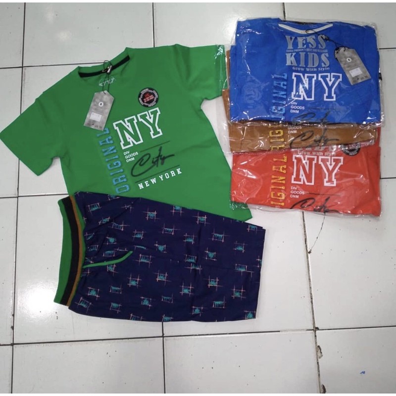 GROSIR 3set Set Celpen YESS KIDS 4-8 (3-5th)/Setelan Anak YESS KIDS/Setelan Anak Premium