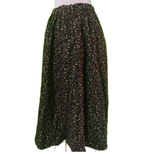 ROK PLISKET, rok kembang wanita korea, rok bunga, rok bunga kembang panjang