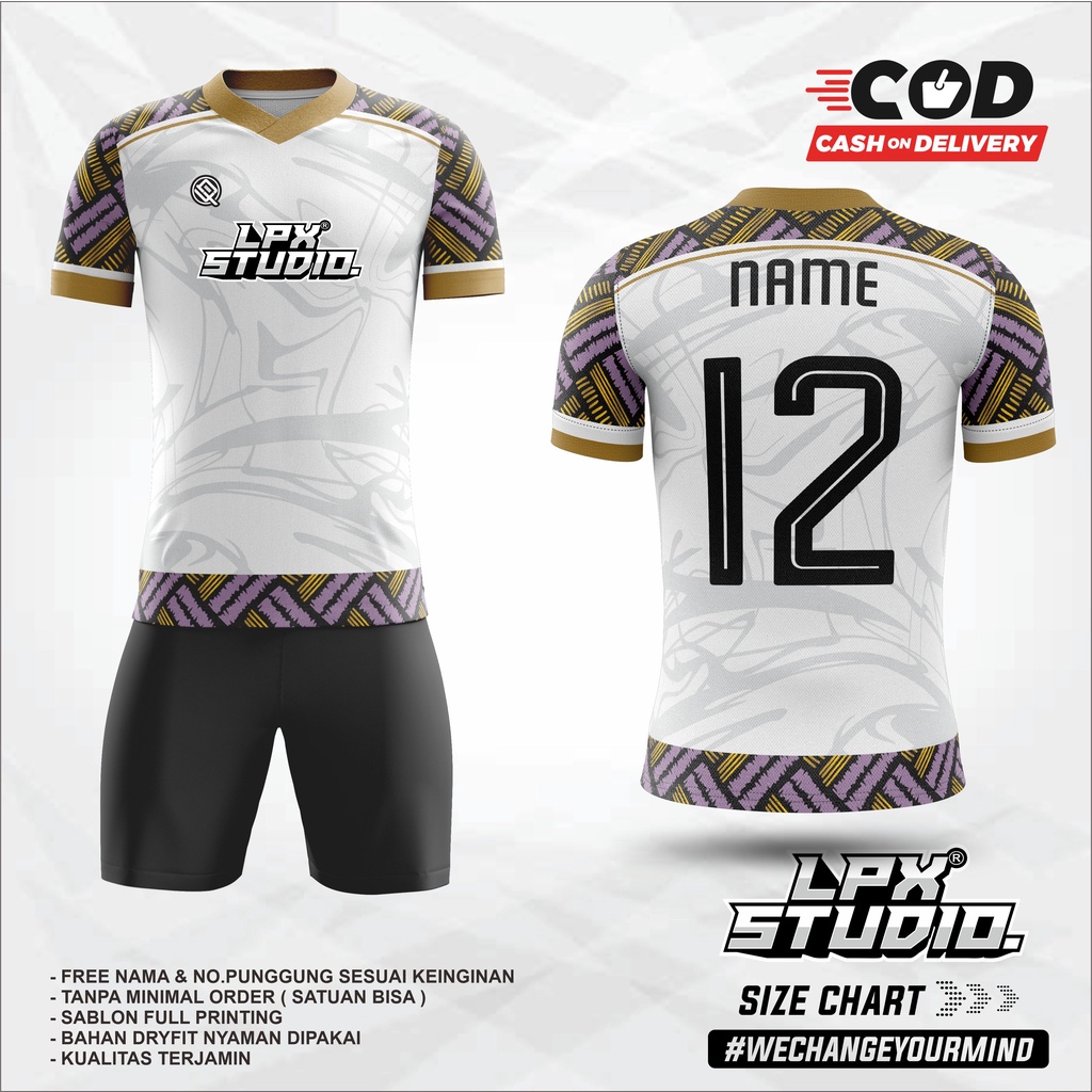 Jersey Sepak Bola Paving Edition Custom Free Name Set