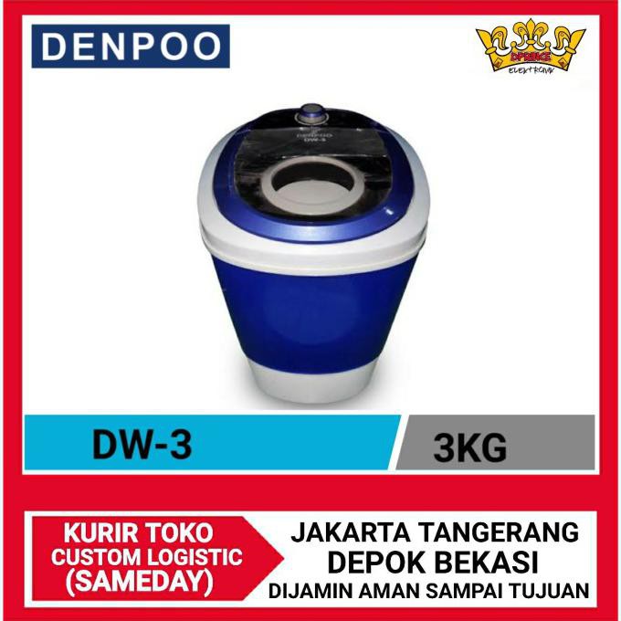 Denpoo DW-3 Mesin Cuci Mini 3kg