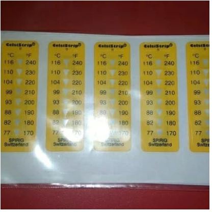 

Thermo paper / Thermax type B 77 - 116 C