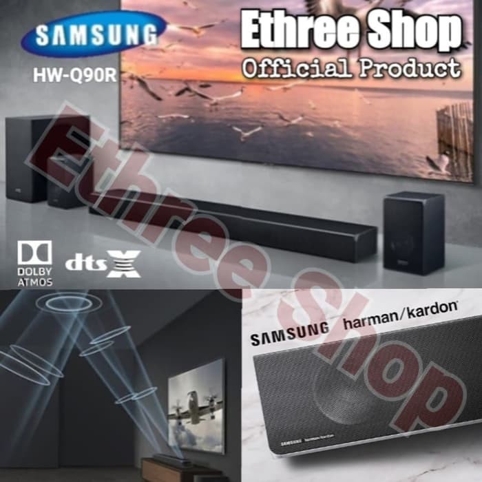 SAMSUNG HW Q90R - HARMAN KARDON 7.1.4CH SOUNDBAR WITH DOLBY ATMOS