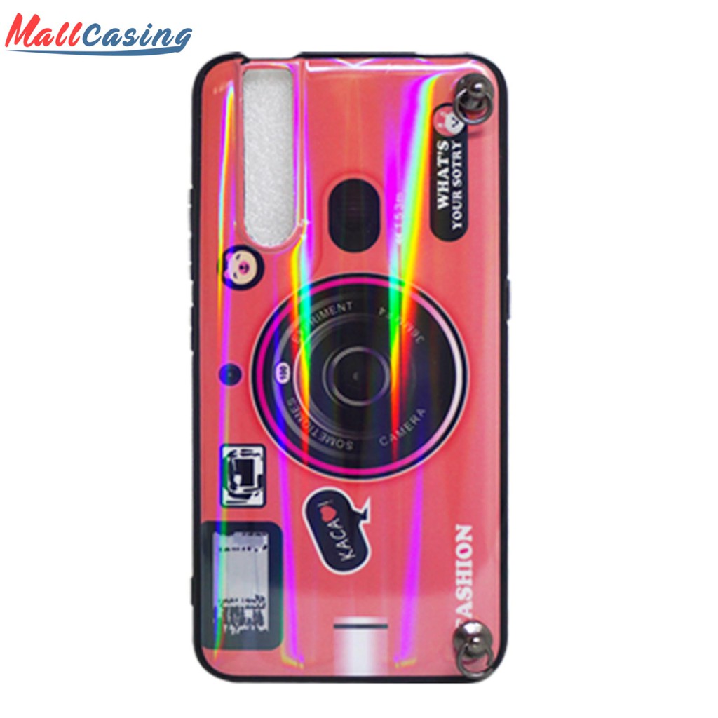 MallCasing -Xiaomi Mi5X | Redmi 5A | Redmi 6A | Redmi 9T Soft Case Motif Camera Strap Free Holder