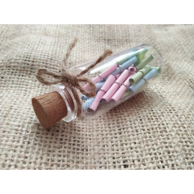 

Kado/Message In Bottle 30ML dan 100ML (Kertas kosong)