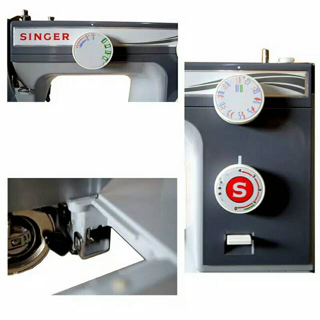 Mesin Jahit SINGER 984 Semi Portable - Body Full Besi