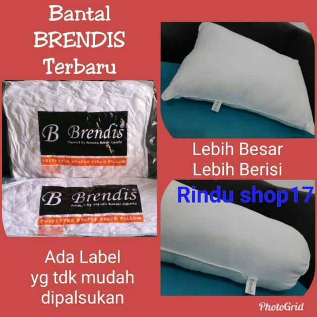 (RS)bantal brendis bantal hotel 2 pasang ( 2 bantal dan 2 guling )