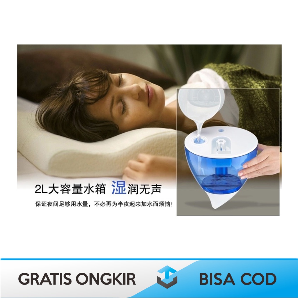 AIR HUMIDIFIER DIFFUSER AROMATHERAPY TAFFWARE HUMI H98 FREE OIL BESAR