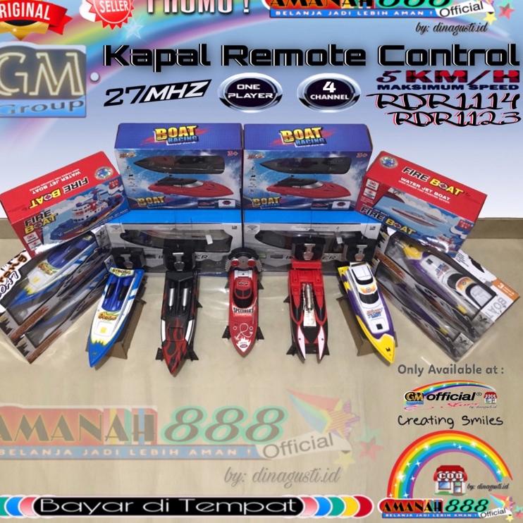 Paket Khusus Kapal Remote Control Black Blaster Speed King Super Nge Boat Perahu Remot Kontrol RDR1123 RC Boat