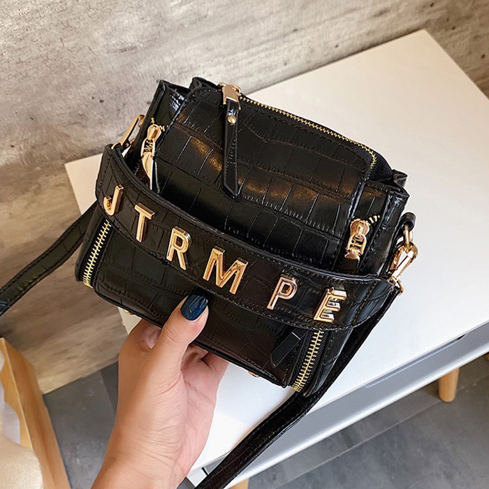 Tas selempang import croco F23565