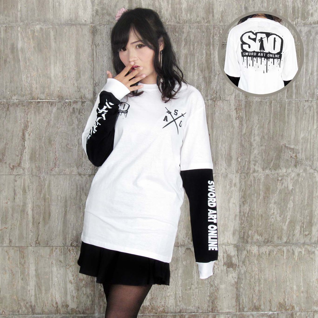 

Double Layer Anime Sword Art Online Putih