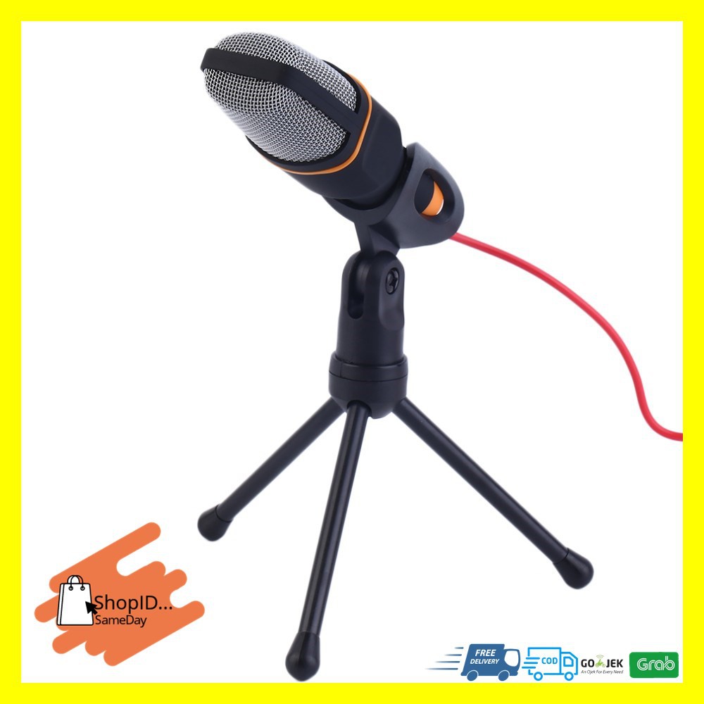 TaffSTUDIO Mikrofon Kondenser Studio dengan Stand