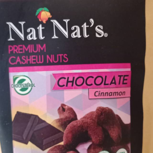 

Nat-Nat's Cashew Nuts - Chocolate Cinnamon (Coklat&Kayu Manis)@65gram