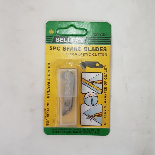 

Isi Ulang Pisau Cutter Arylic SELLERY 12-238 SPARE BLADES Refill