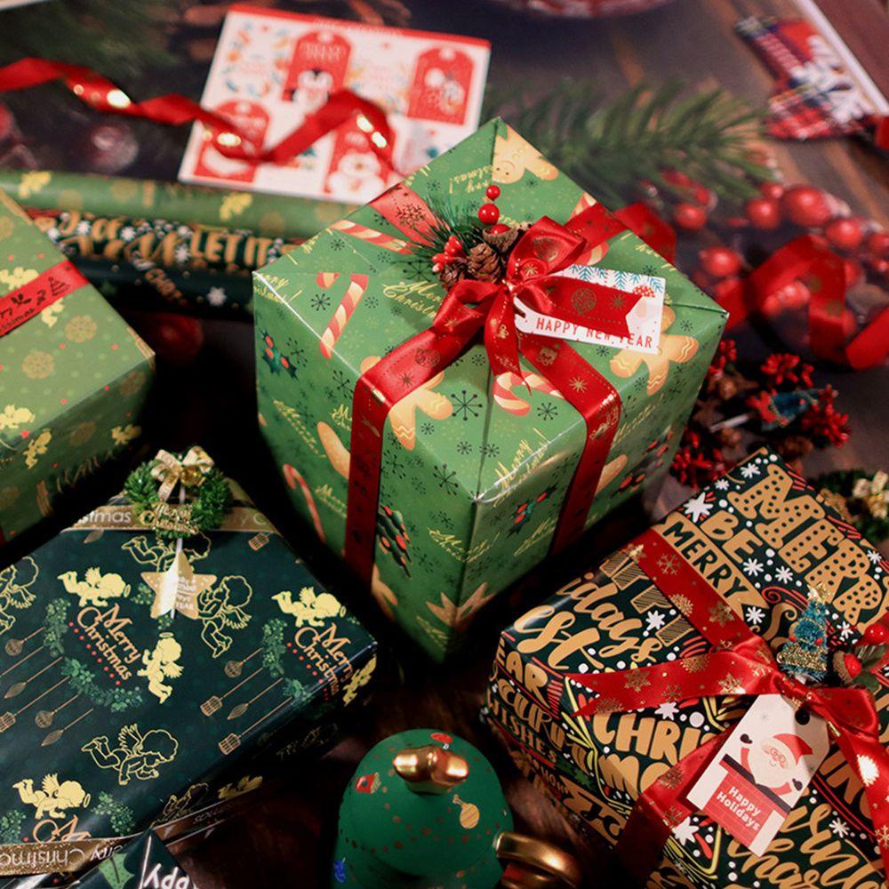 Solighter Kertas Pembungkus Kado Natal Motif Rusa Salju