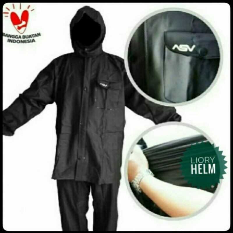 JAS HUJAN ASV ORIGINAL FULL KARET ANTI REMBES GRADE A JAS HUJAN STELAN JAKET CELANA JAS HUJAN MURAH JAS HUJAN PRIA DEWASA JAS HUJAN COWOK