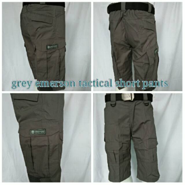 Celana Pendek Tactical Hitam, Abu, Hijau, Khaki