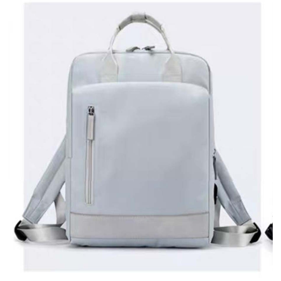 Tas Laptop Backpack Ransel Waterproof 14 15 inch with USB Port - biru