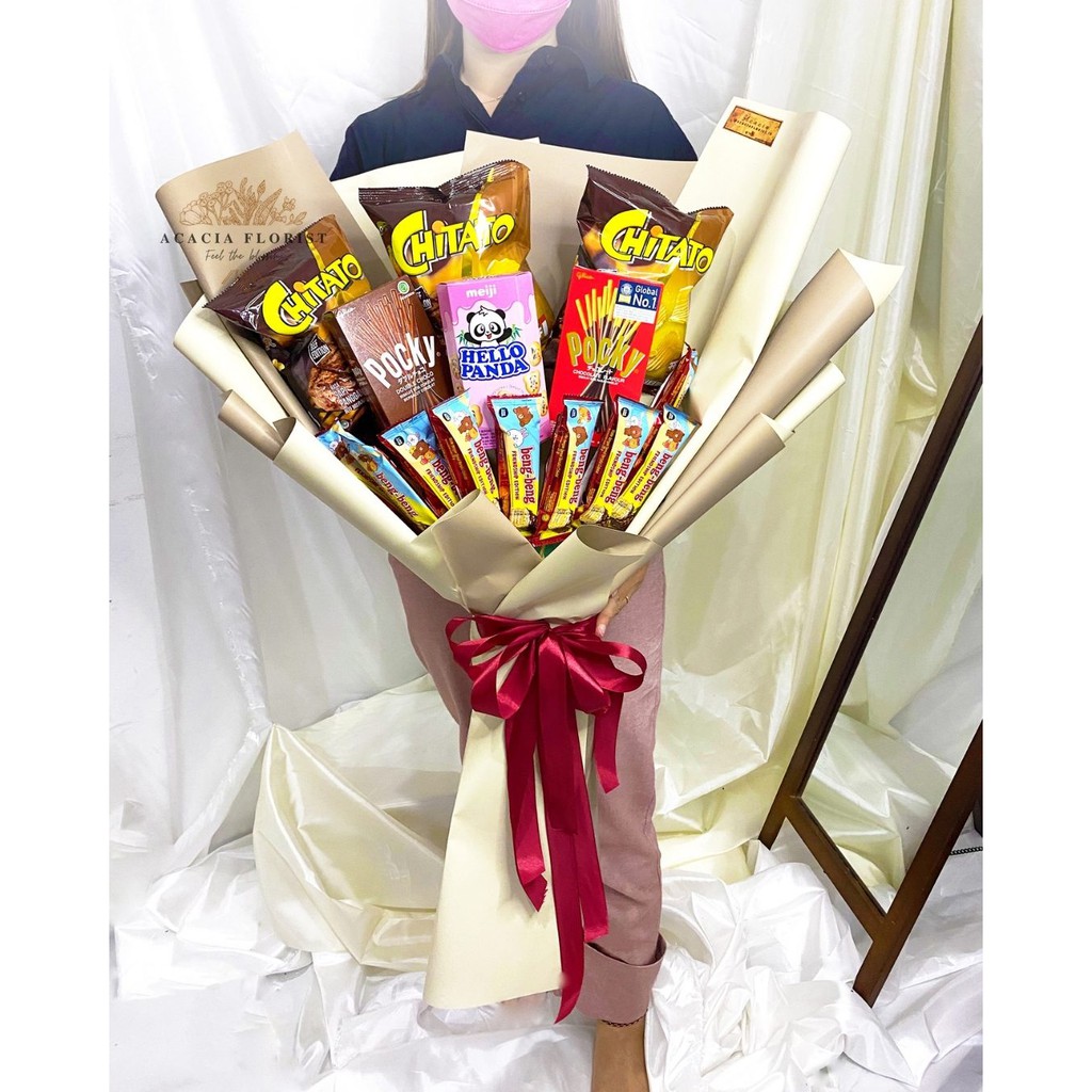 Buket / Bouquet Snack JUMBO | Shopee Indonesia