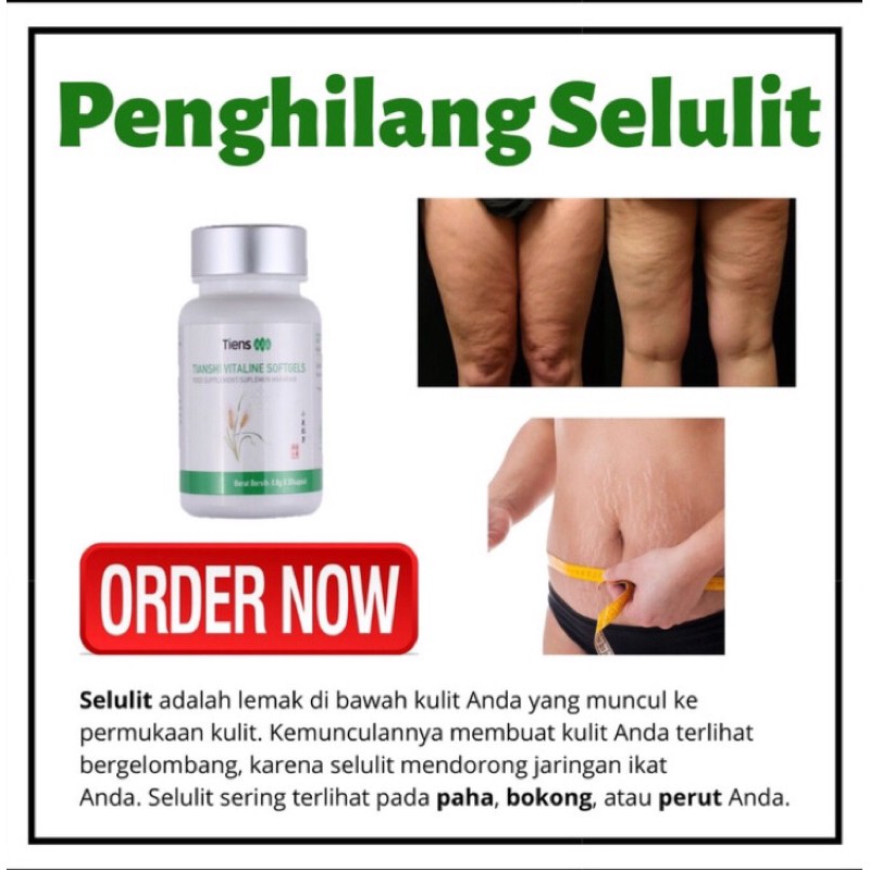 VITALINE SOFTGEL PENGHILANG STRECHMARK / PENGHILANG SELULIT DAN BEKAS LUKA (mencerahkan bekas luka) 