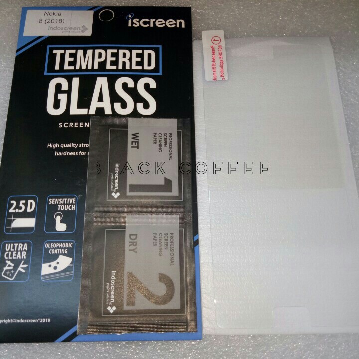 Tempered glass nokia 8 2018 tempered glass iScreen bening