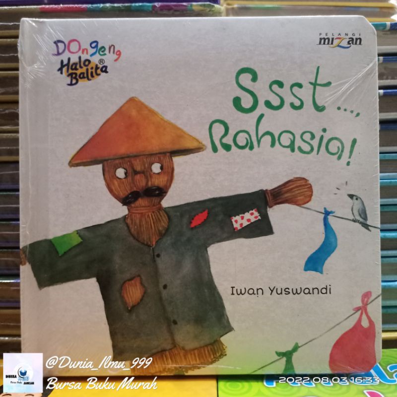 DONGENG HALO BALITA: SSST... RAHASIA (BOARDBOOK) . SKU : GP-270 . TOKO : DUNIA _ ILMU _ 999