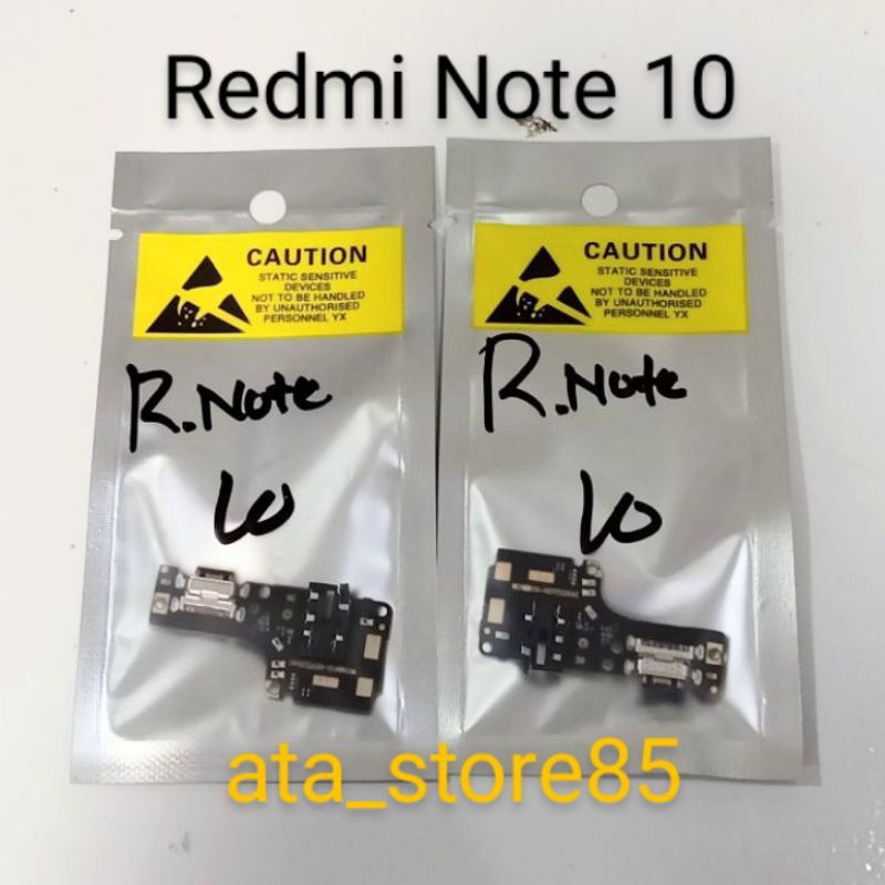 Papan Charger Xiaomi Redmi Note 10 | Note10 PCB UI+Mic Connector Charger Board Konektor Cas Flexible Flexibel Carger Original