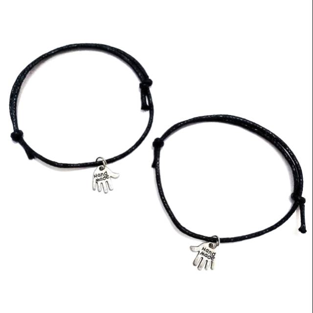 Gelang Silver Handmade Hand Monochrome | Bracelet Ethnic