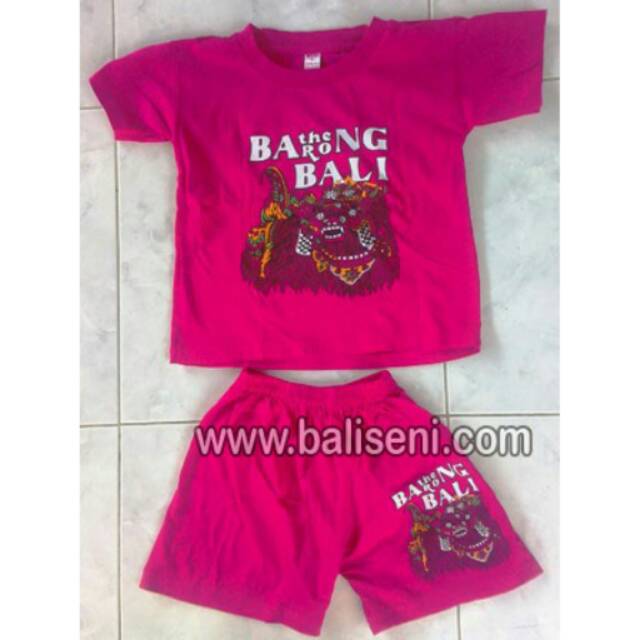 Setelan baju celana anak Bali